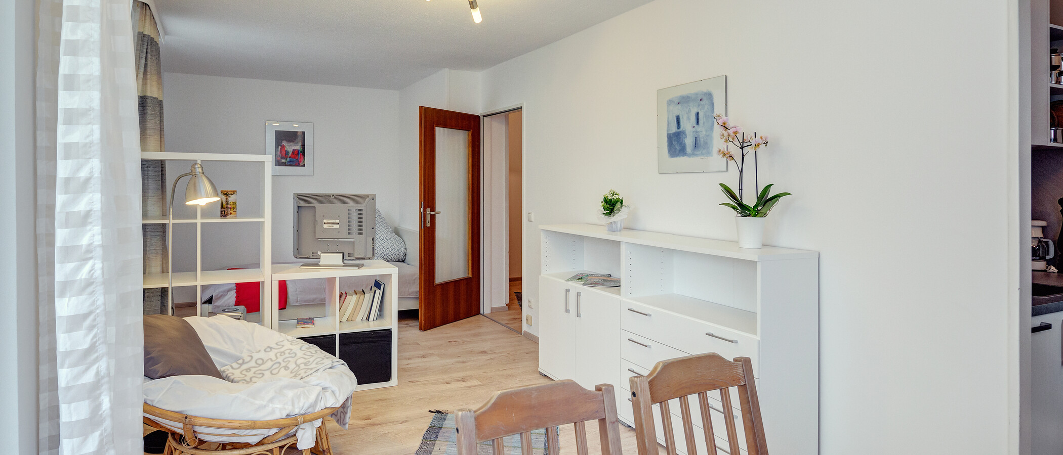 appartamento München Schwabing (links der Leopoldstraße) 02 soggiorno 386