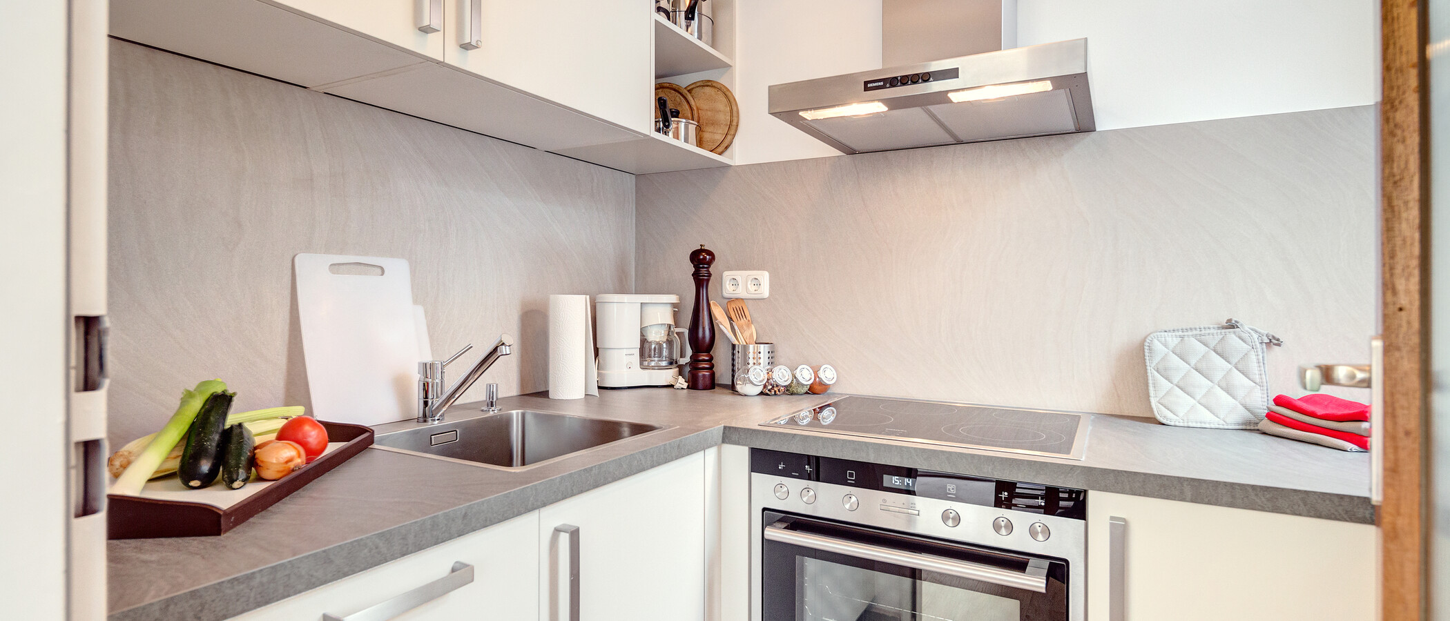 appartamento München Schwabing (links der Leopoldstraße) 01 cucina 386