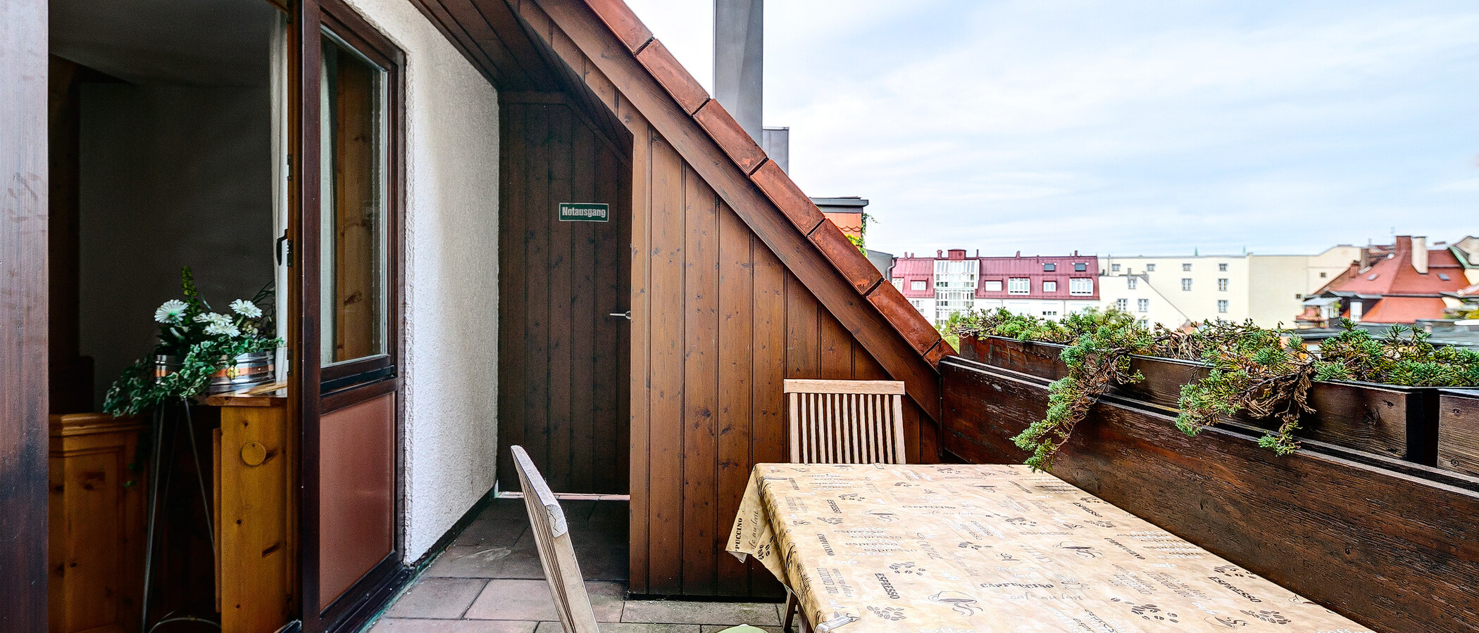 attico con terrazzo München Gärtnerplatzviertel 02 terrazza 4036
