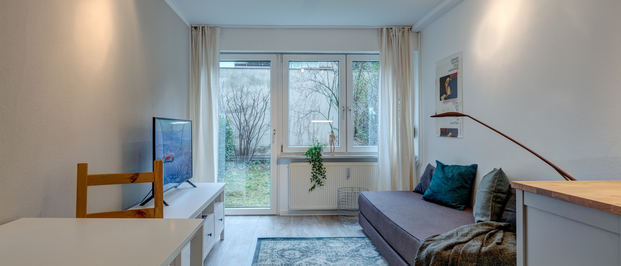 abitazione München Maxvorstadt - Amalienpassage 03 zona living 4037