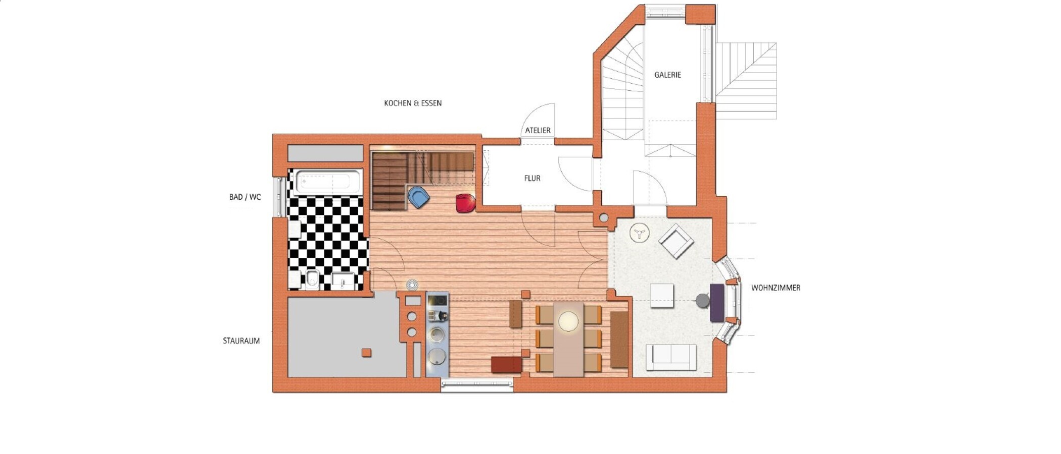 maisonette München Pasing 01 planimetria 407