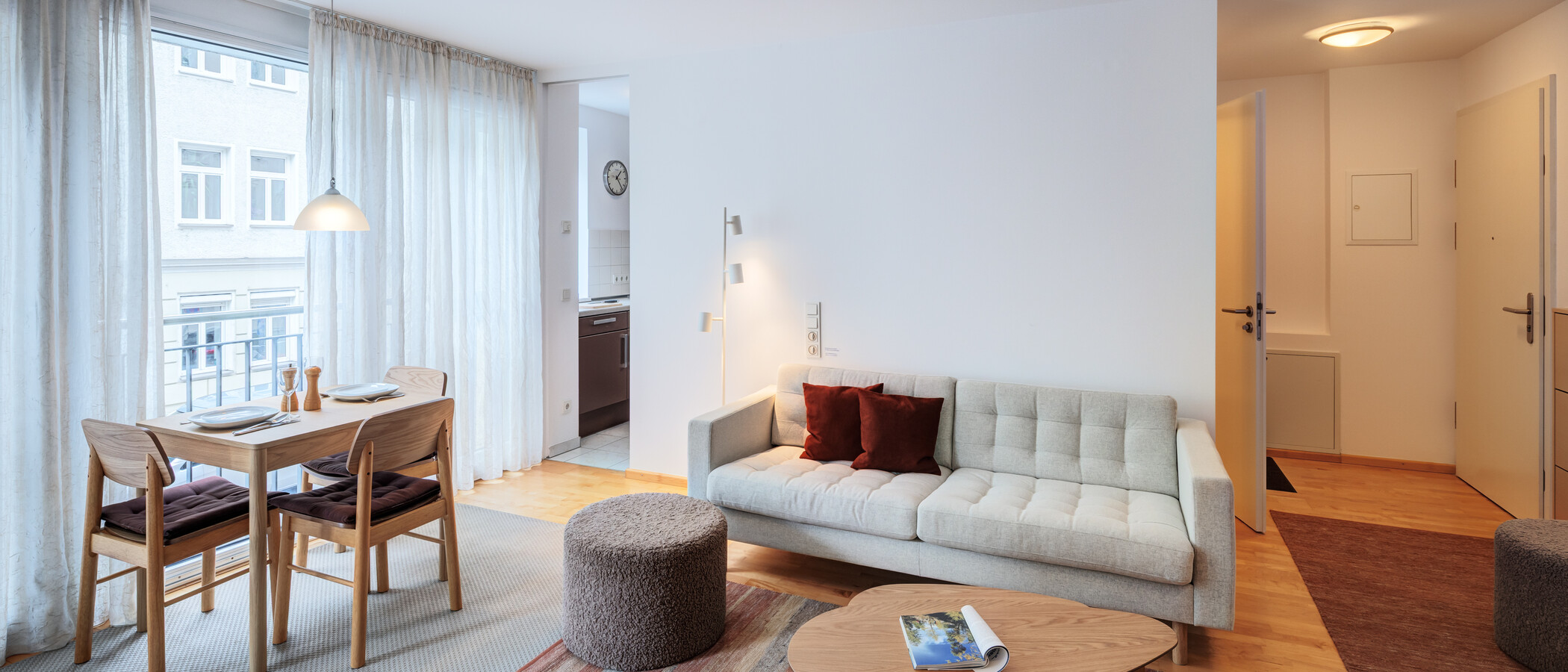 appartamento München Glockenbachviertel 02 zona living 4097