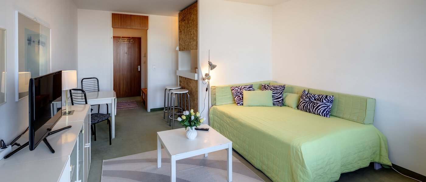 abitazione München Olympiadorf 04 zona living 413