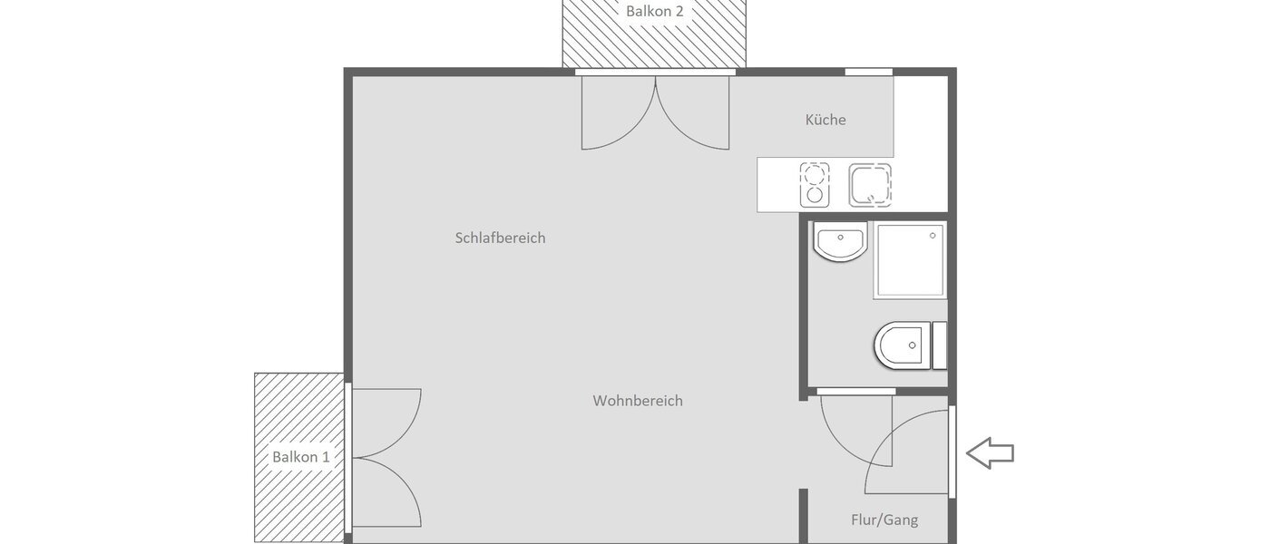 appartamento München Schwabing-West 01 planimetria 4159