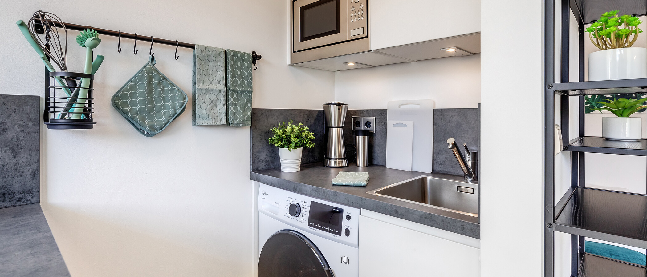 appartamento München Milbertshofen 01 cucina 4166