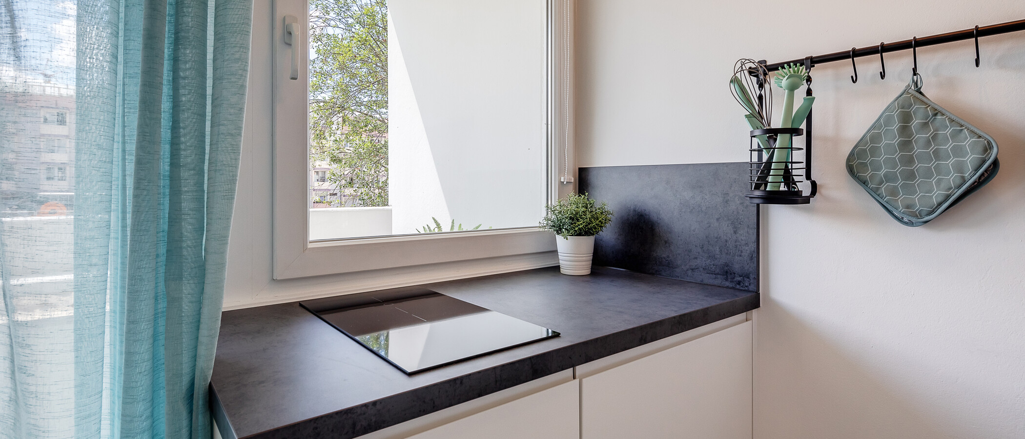 appartamento München Milbertshofen 03 cucina 4166