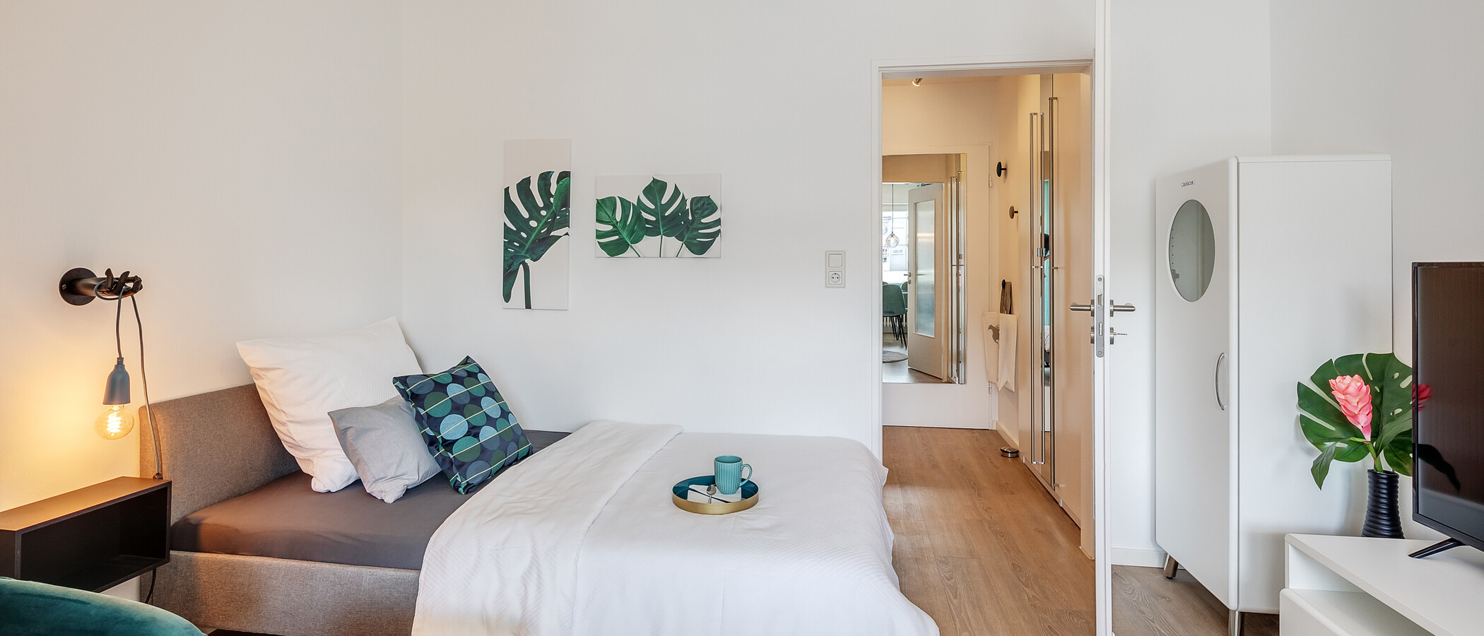 appartamento München Milbertshofen 02 zona notte 4166