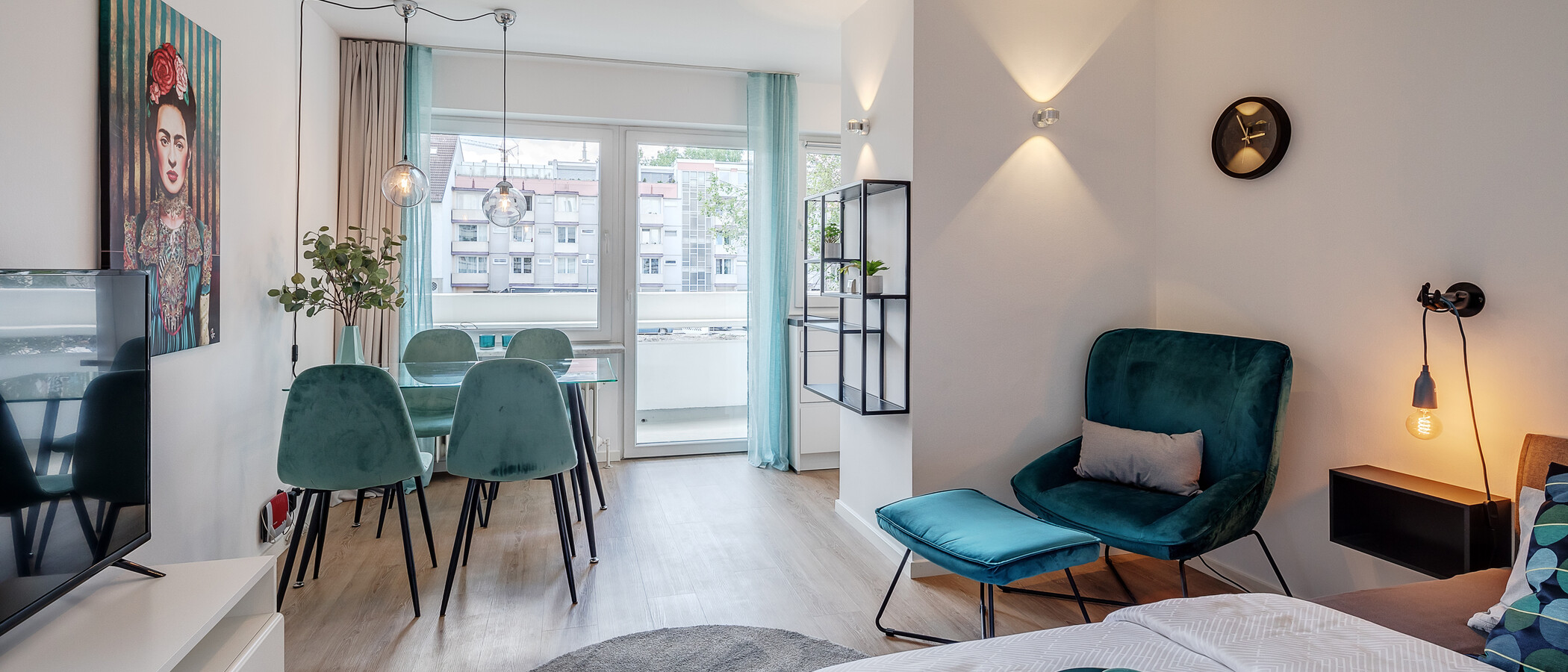 appartamento München Milbertshofen 02 zona living 4166