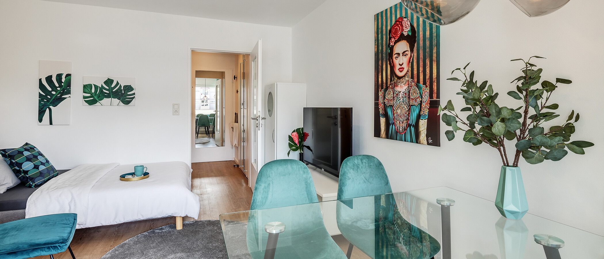 appartamento München Milbertshofen 04 zona living 4166