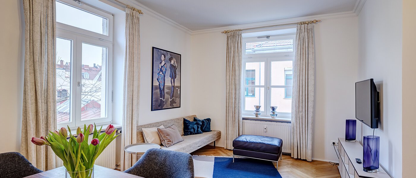 appartamento München Schwabing (rechts der Leopoldstraße) 01 zona living 4261