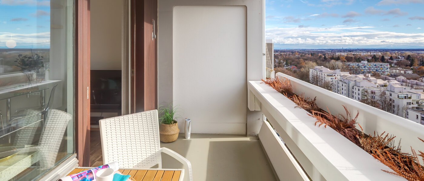 appartamento München Arabellapark 02 balcone 4263