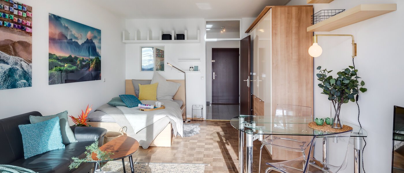 appartamento München Arabellapark 04 zona living 4263