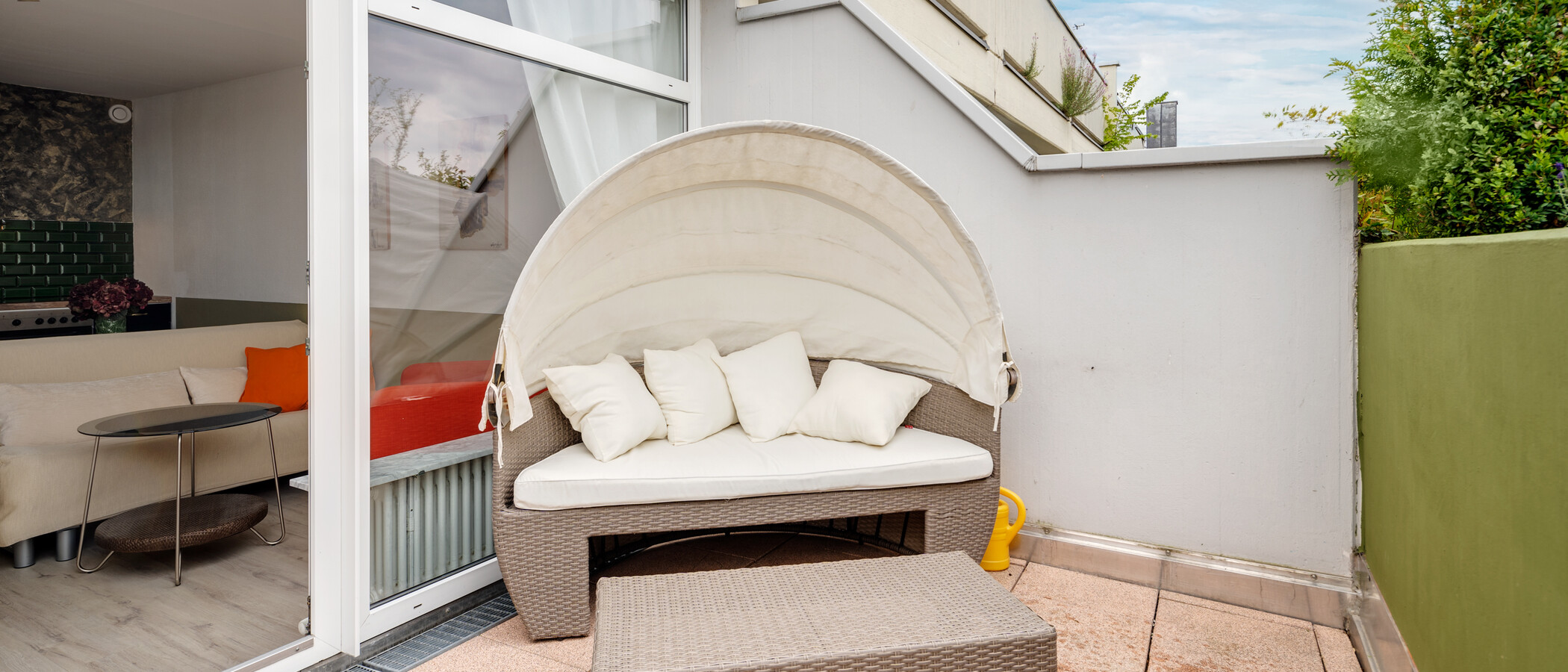 appartamento München Isarvorstadt 02 terrazza sul tetto 4327