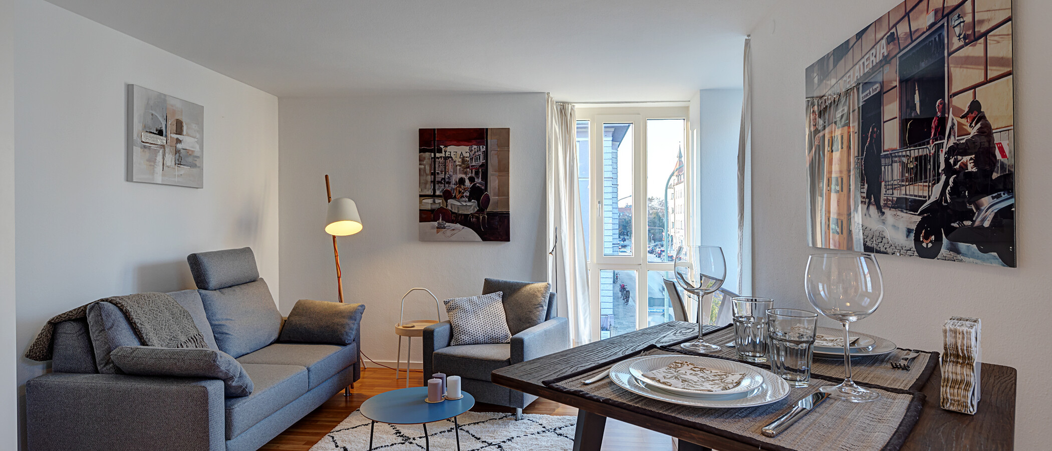 appartamento München Schwabing (rechts der Leopoldstraße) 01 zona living 4338