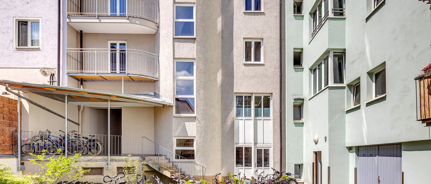 appartamento München Maxvorstadt - Museumsviertel 01 cortile interno  4344