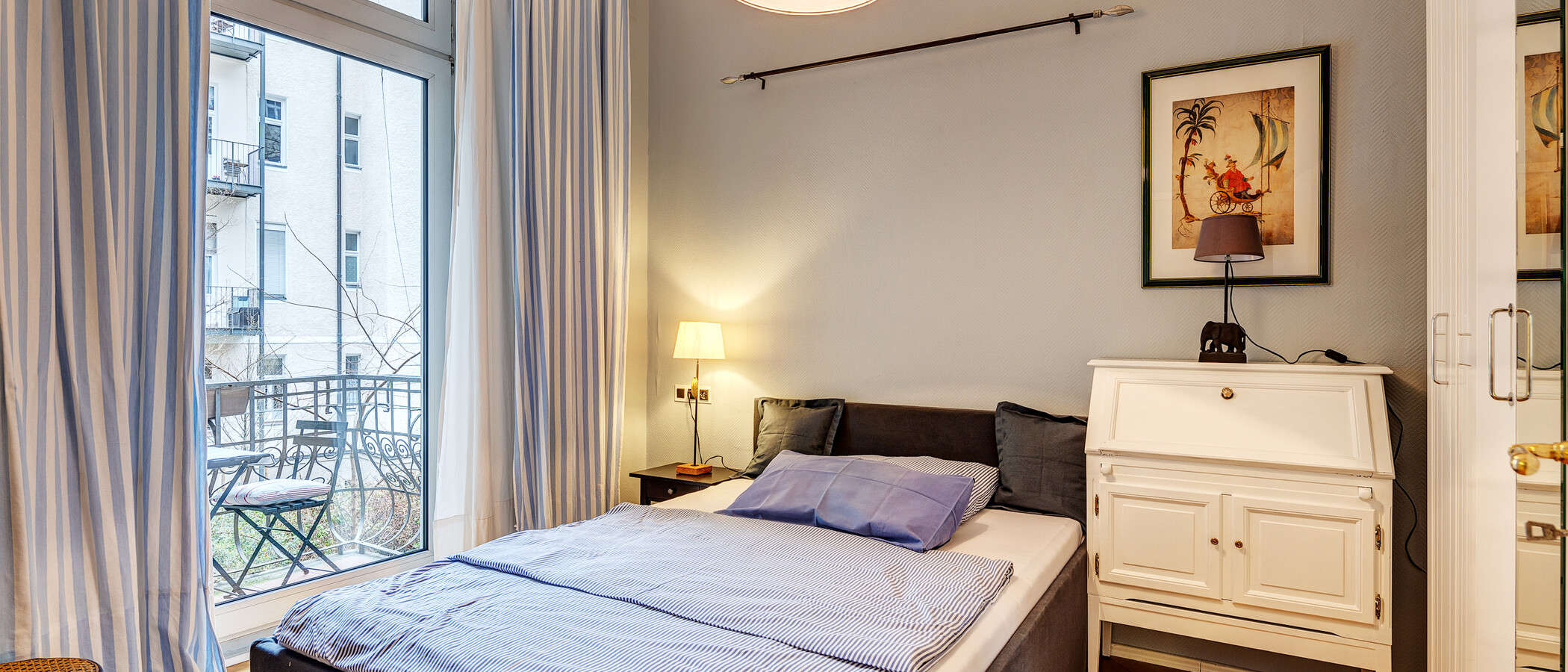 appartamento München Lehel 01 camera da letto 4375