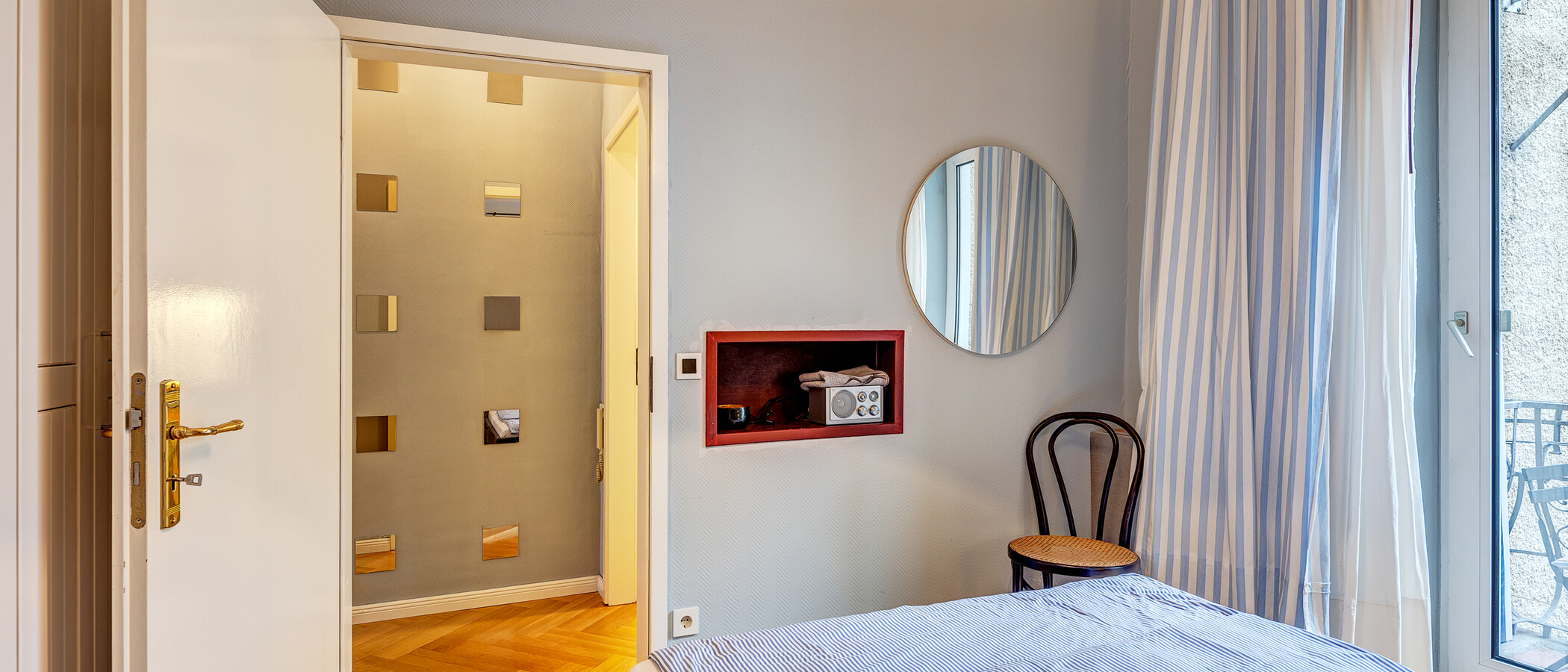 appartamento München Lehel 02 camera da letto 4375