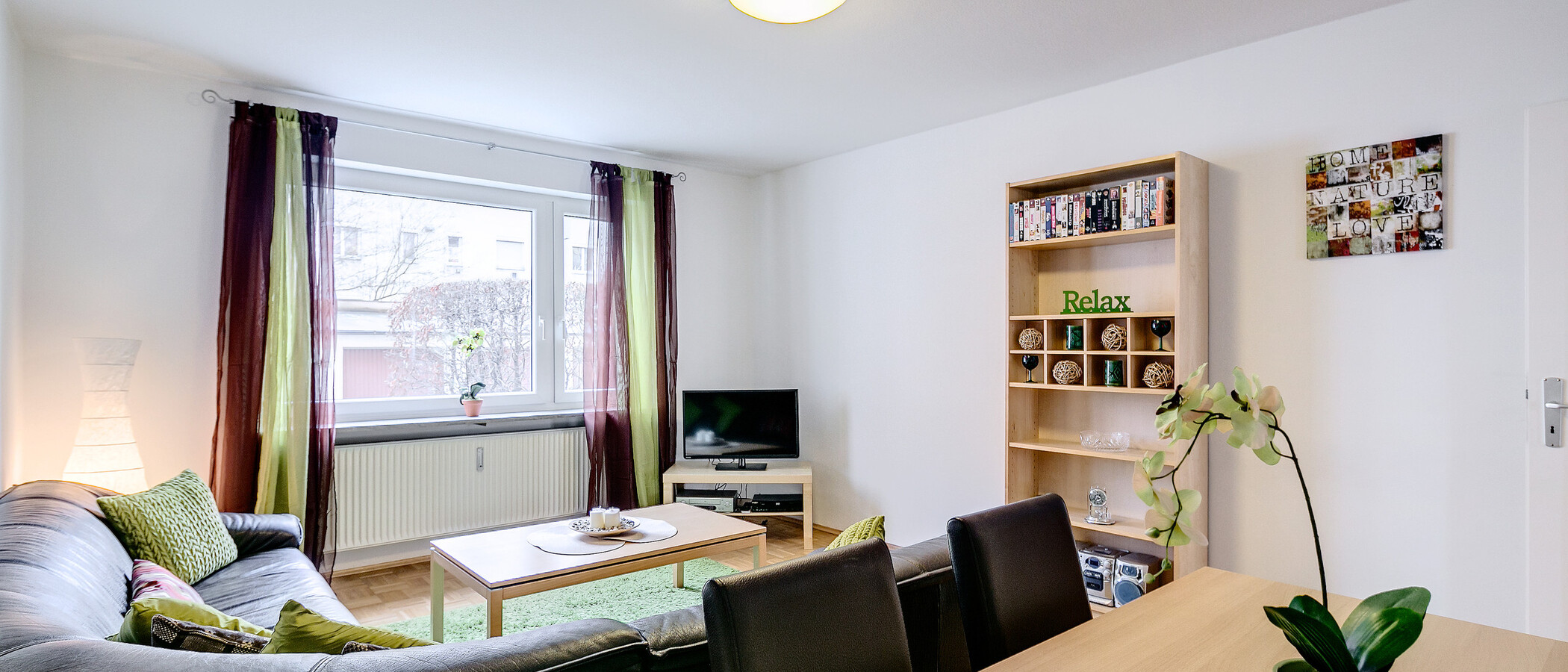 appartamento München Schwabing-Georgenschwaige 02 soggiorno 4416