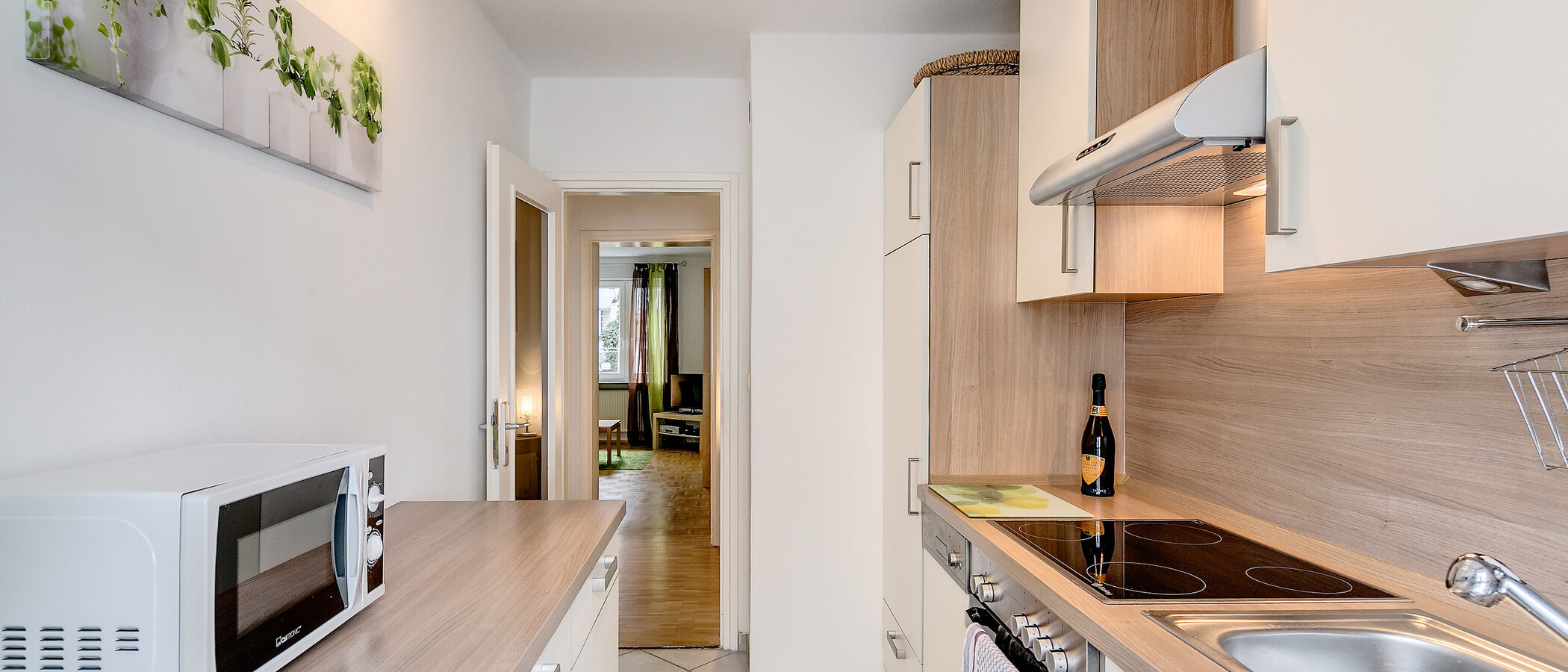 appartamento München Schwabing-Georgenschwaige 03 cucina 4416