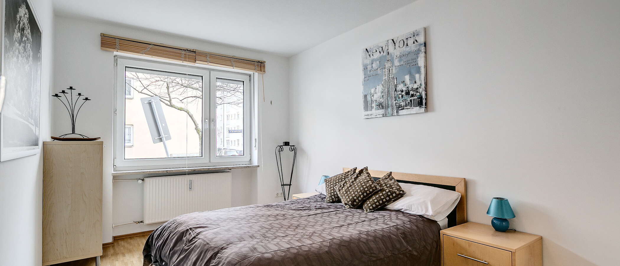 appartamento München Schwabing-Georgenschwaige 01 zona notte 4416