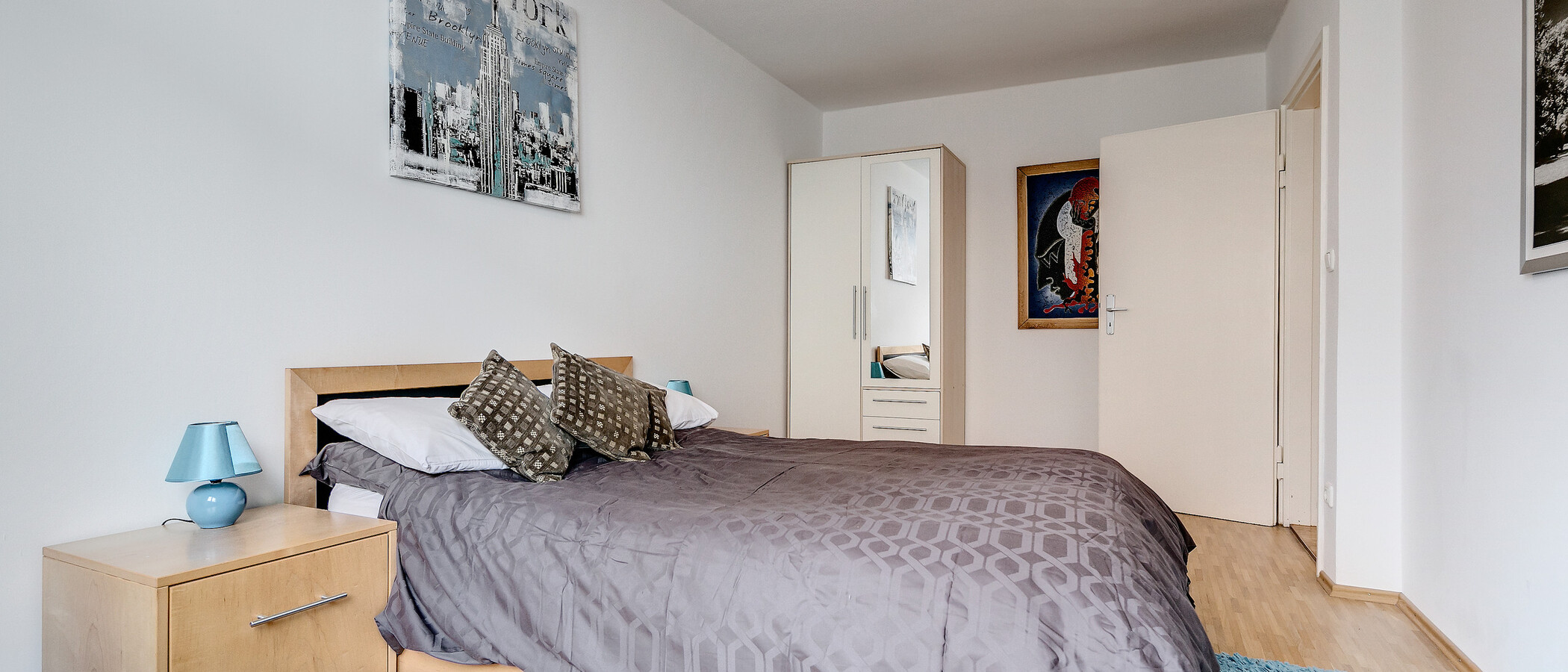 appartamento München Schwabing-Georgenschwaige 04 zona notte 4416