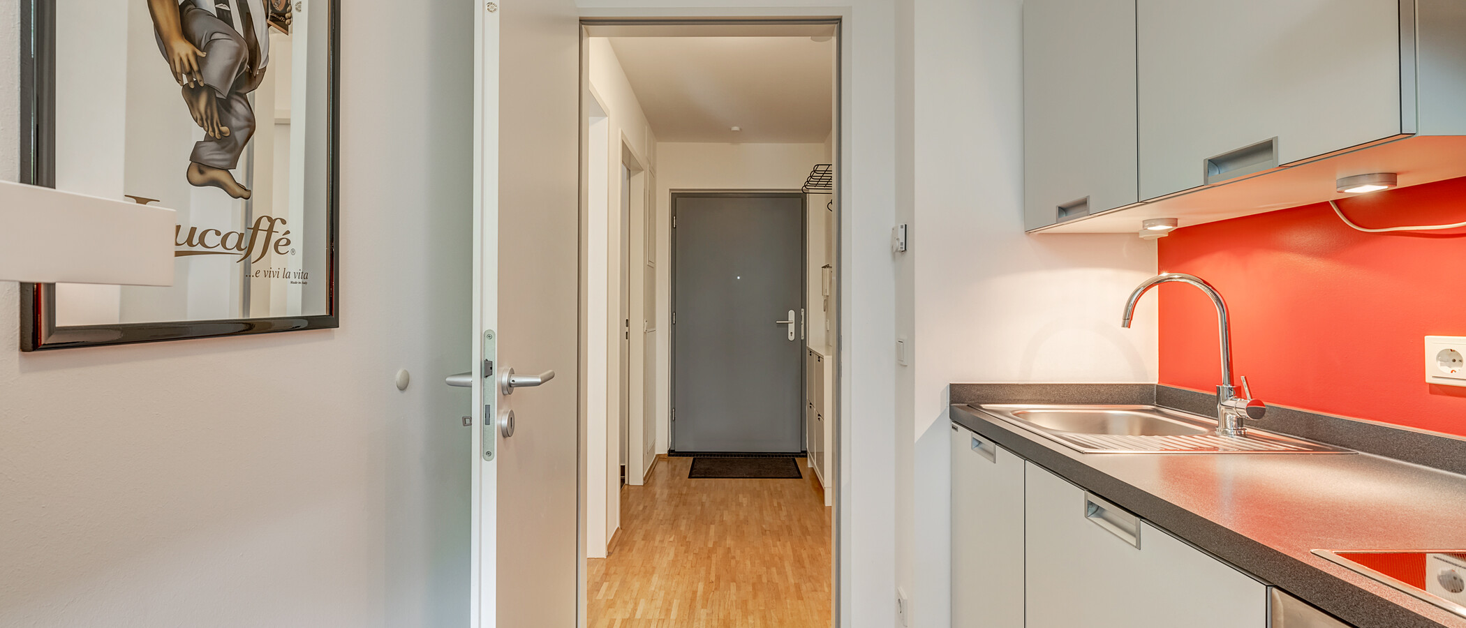 appartamento con giardino München Schwanthalerhöhe 02 cucina 4454