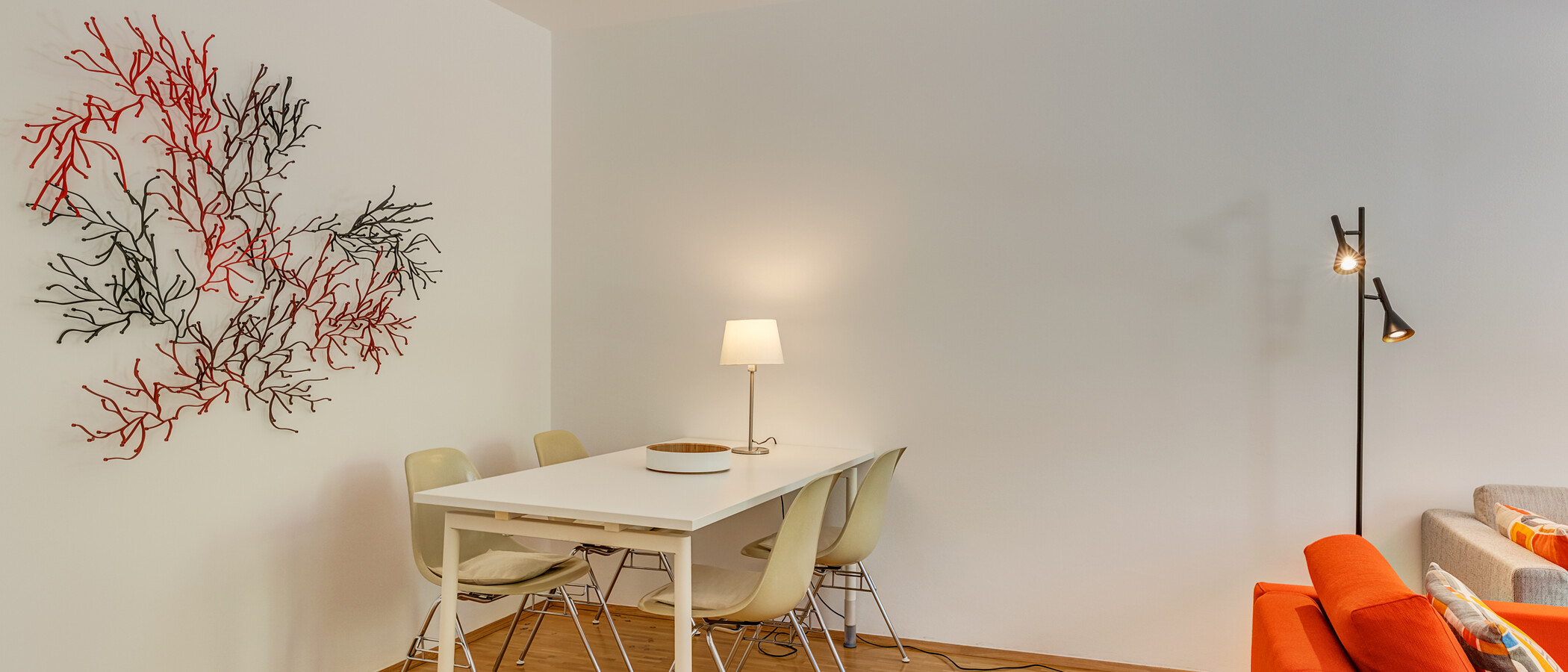 appartamento con giardino München Schwanthalerhöhe 04 zona living 4454