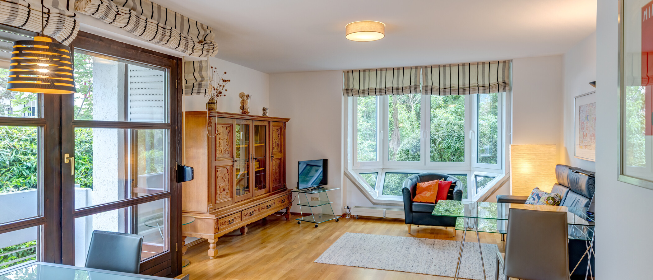 appartamento München Obersendling 02 zona living 4519