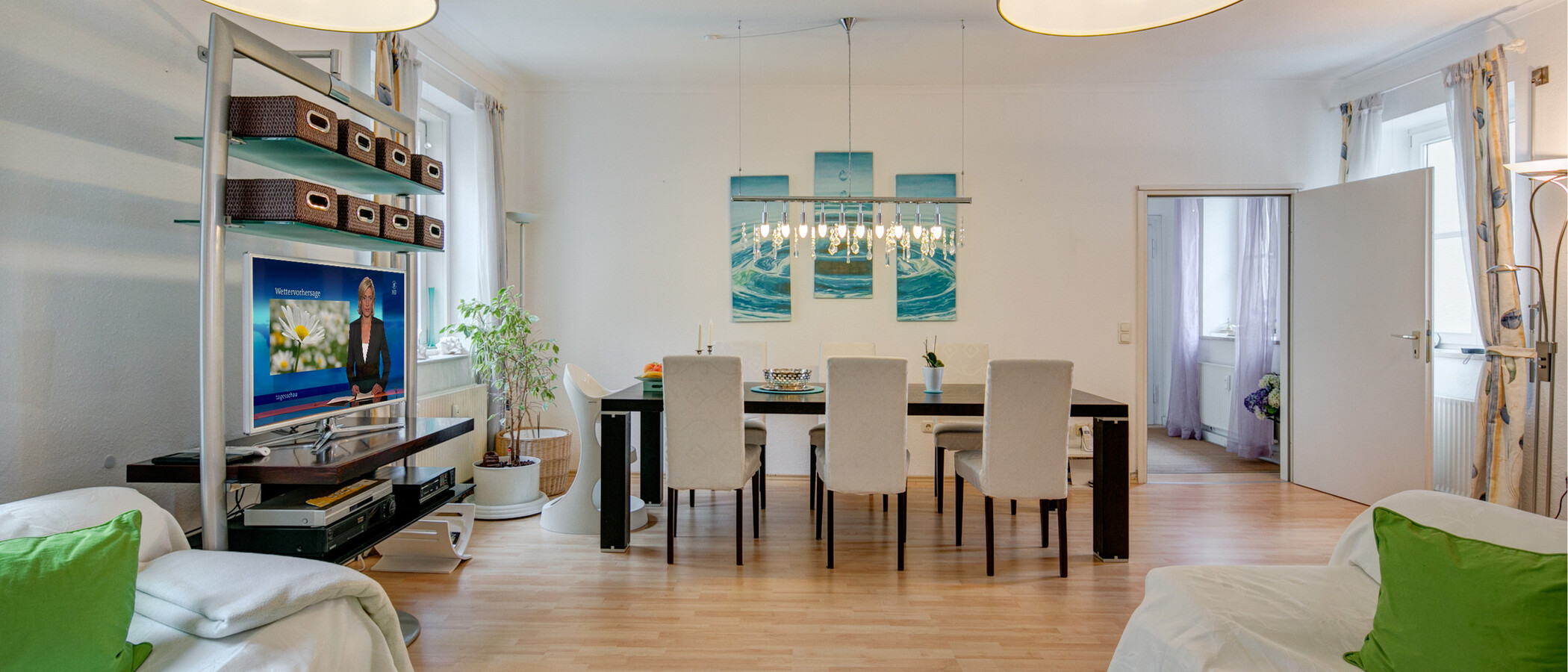 appartamento München Schwabing (rechts der Leopoldstraße) 01 soggiorno 4536