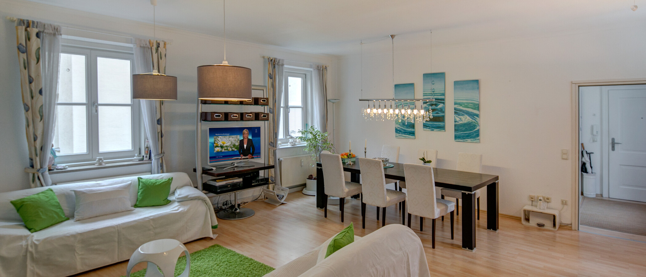 appartamento München Schwabing (rechts der Leopoldstraße) 02 soggiorno 4536