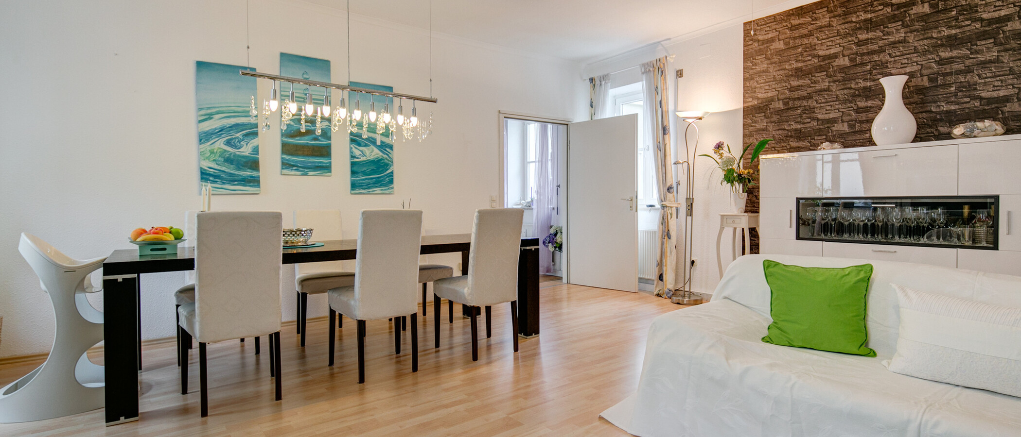 appartamento München Schwabing (rechts der Leopoldstraße) 05 soggiorno 4536