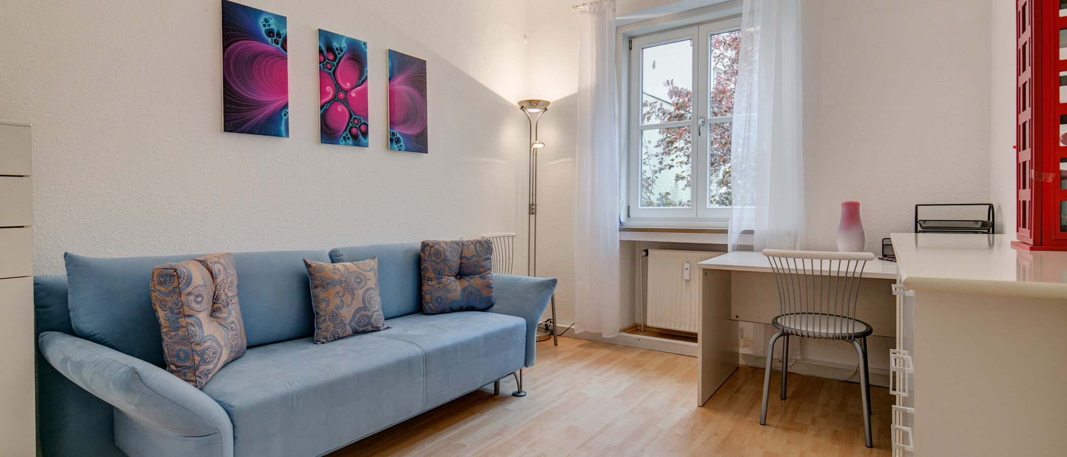 appartamento München Schwabing (rechts der Leopoldstraße) 01 camera per gli ospiti 4536