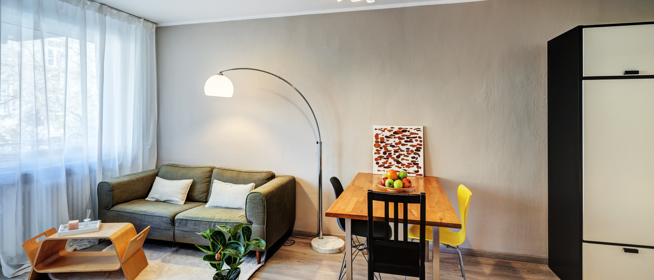 appartamento München Neuhausen 01 zona living 4612