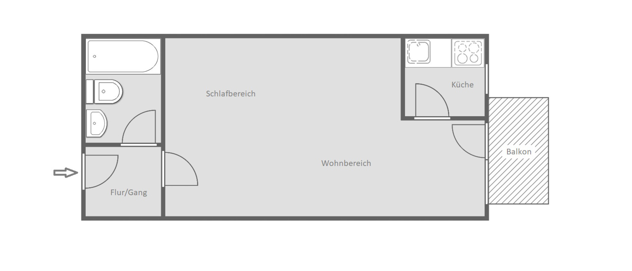 appartamento München Neuhausen 01 planimetria 4612