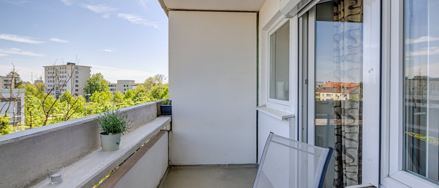 appartamento München Milbertshofen 02 balcone 4628