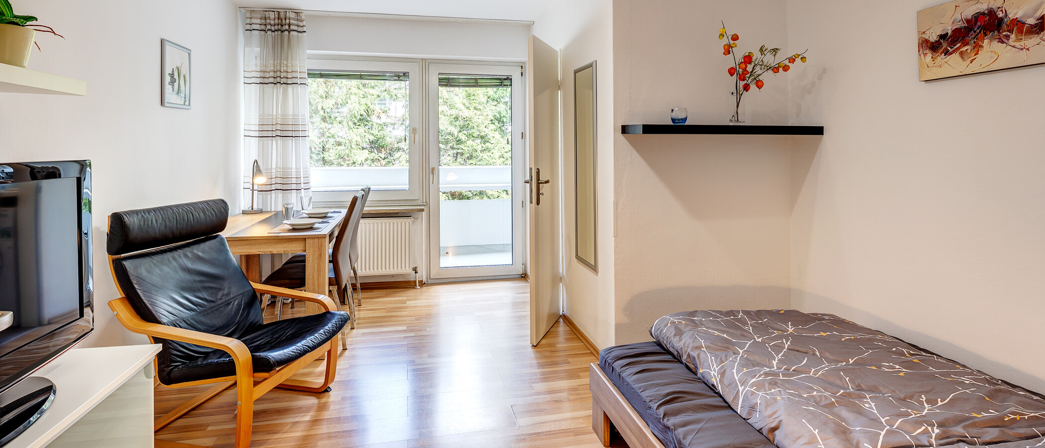 appartamento München Milbertshofen 01 zona living 4660