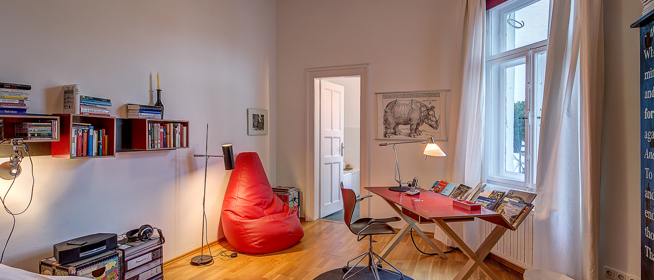 appartamento München Schwabing (links der Leopoldstraße) 01 soggiorno 4661