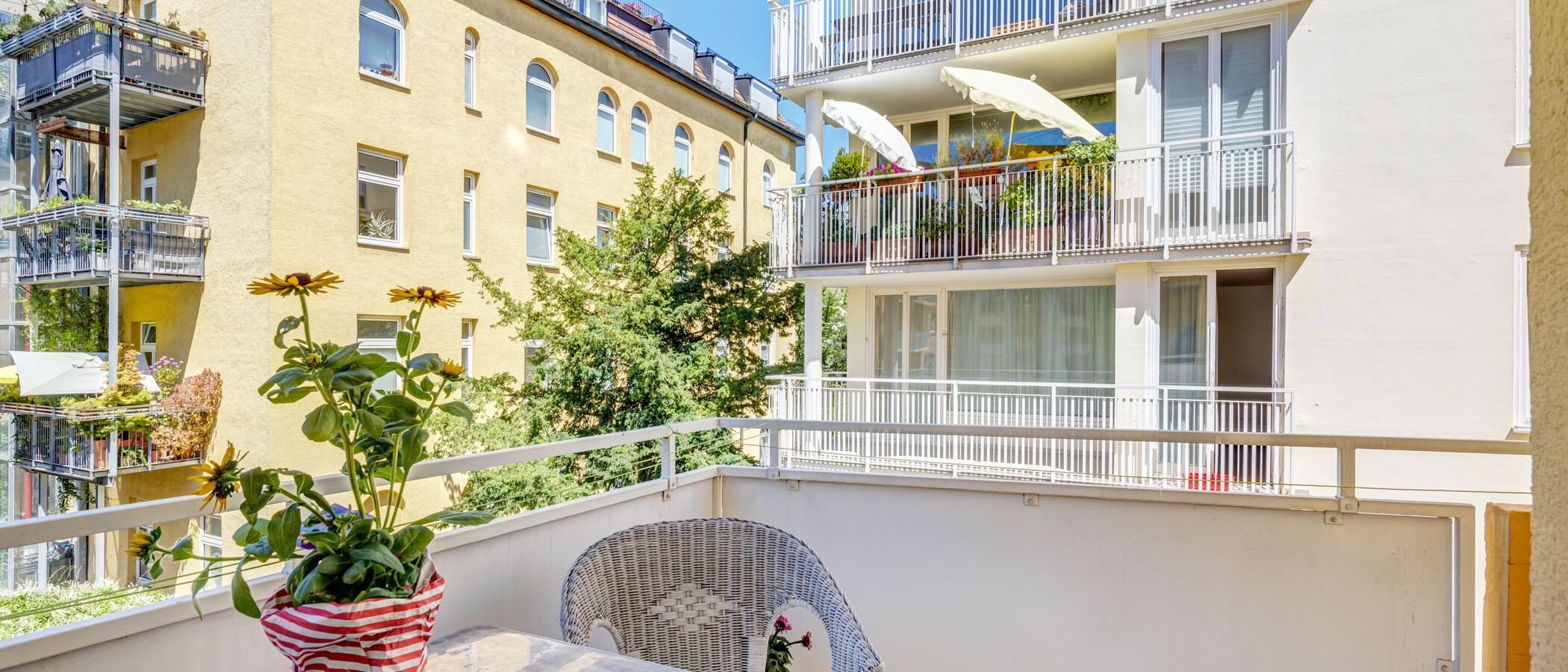 appartamento München Maxvorstadt - Universitätsviertel 02 balcone 4668