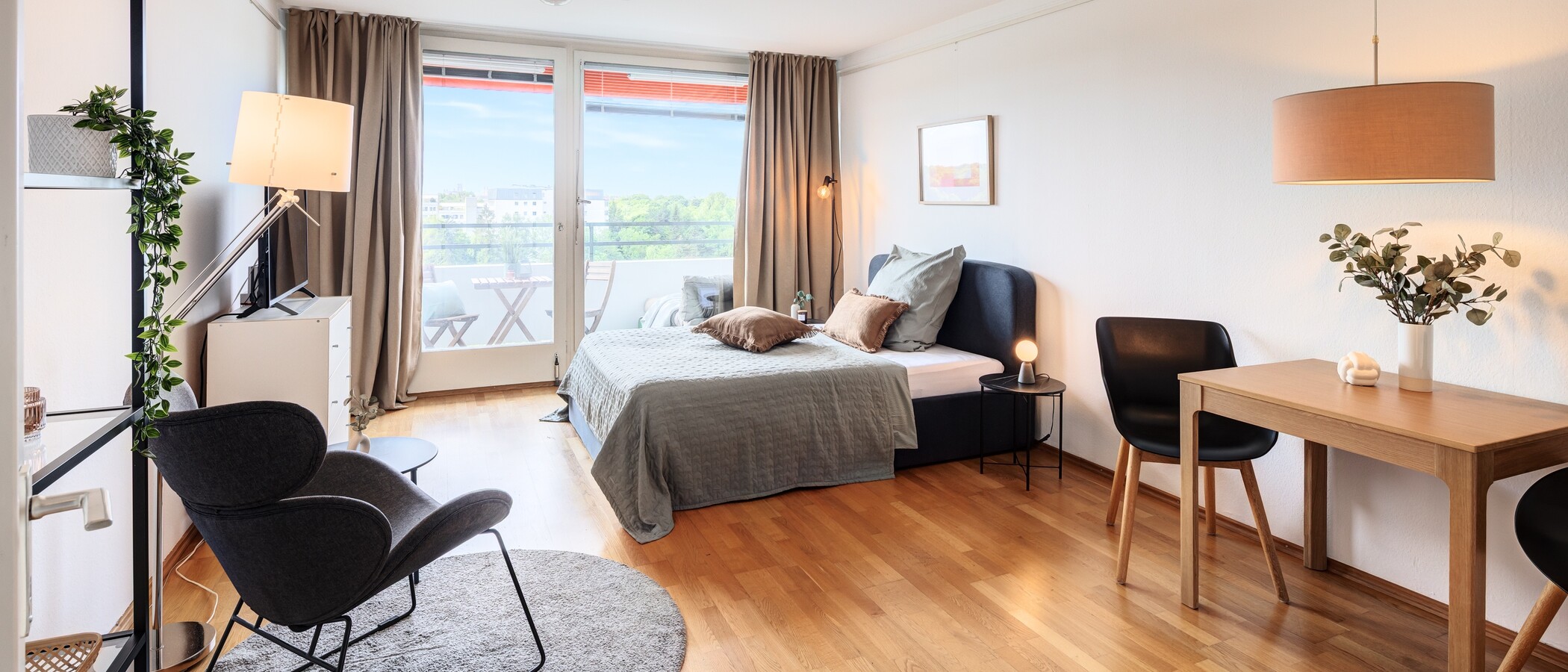 appartamento München Schwabing 01 zona living 4700