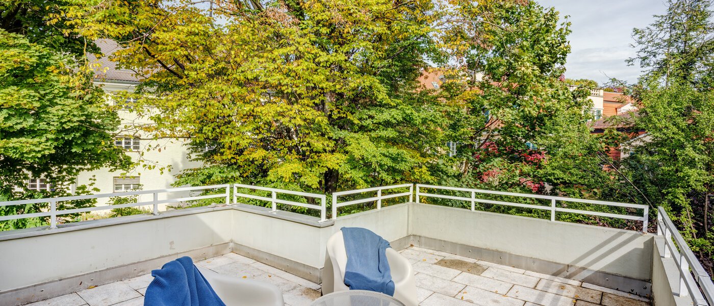 appartamento München Nymphenburg 03 terrazza sul tetto 4942
