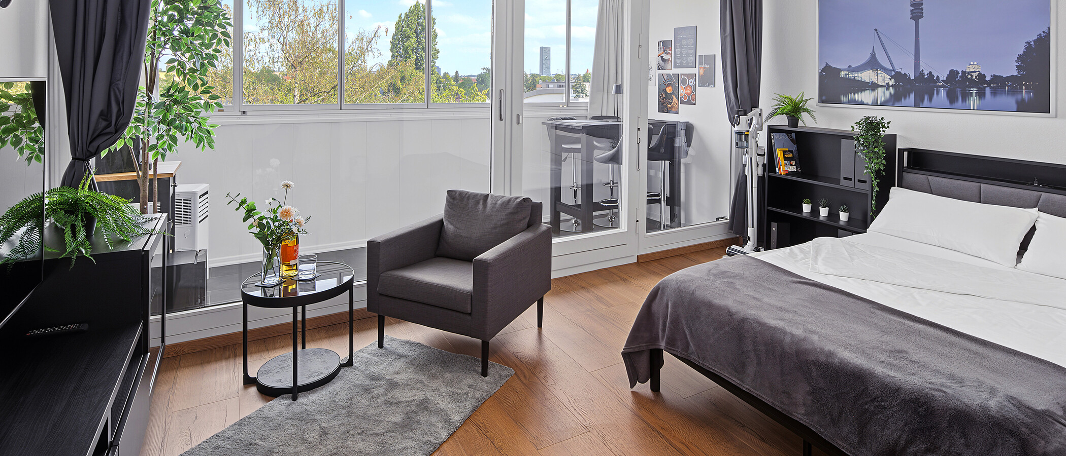 appartamento München Moosach 01 zona living 4969