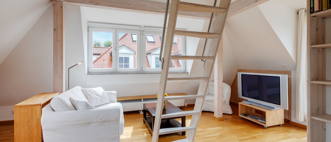 appartamento con galleria München Freimann 01 zona living 5027