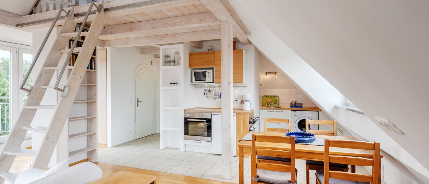 appartamento con galleria München Freimann 03 zona living 5027