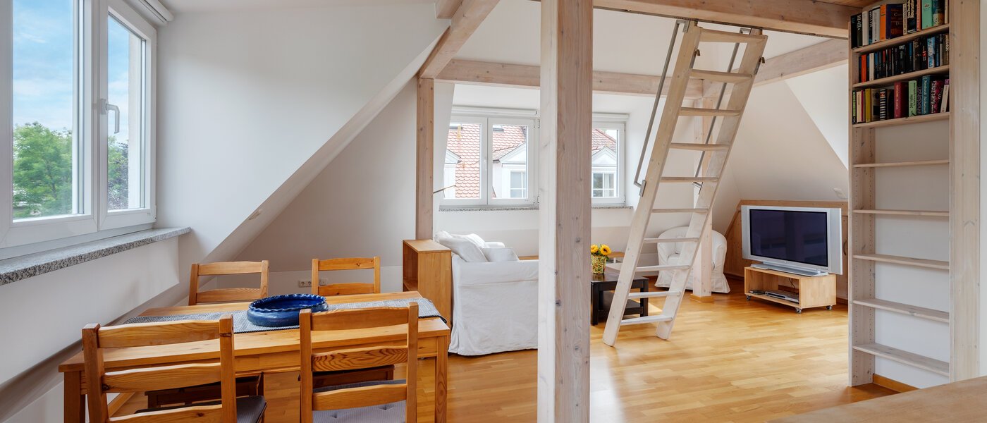 appartamento con galleria München Freimann 05 zona living 5027