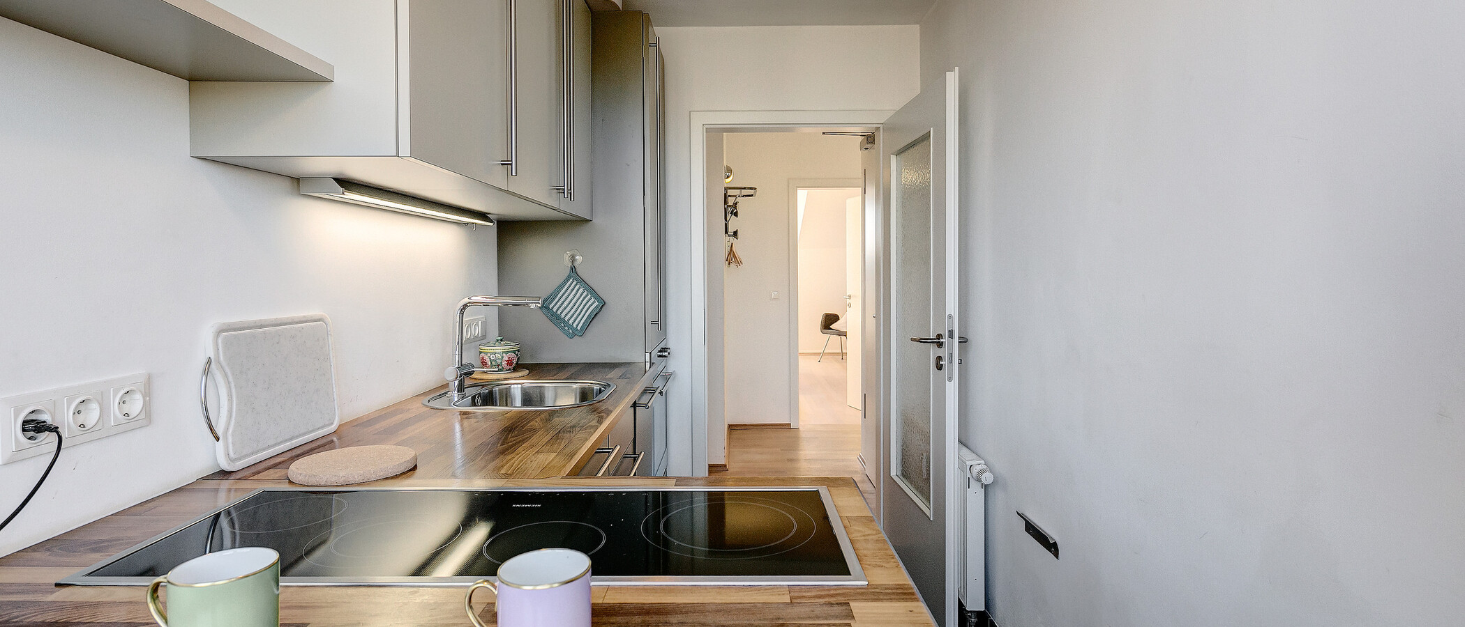 attico con terrazzo München Schwabing-West 04 cucina 5041