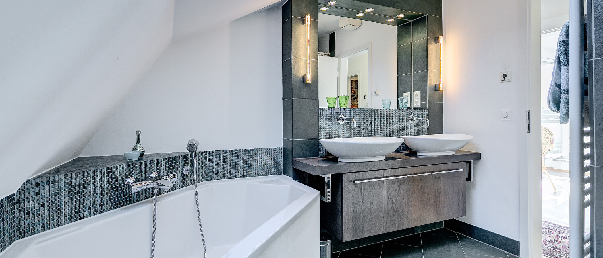 attico con terrazzo München Schwabing-West 02 bagno 5041