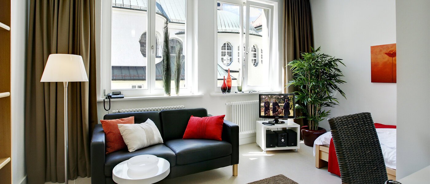 appartamento München Lehel 01 zona living 5078