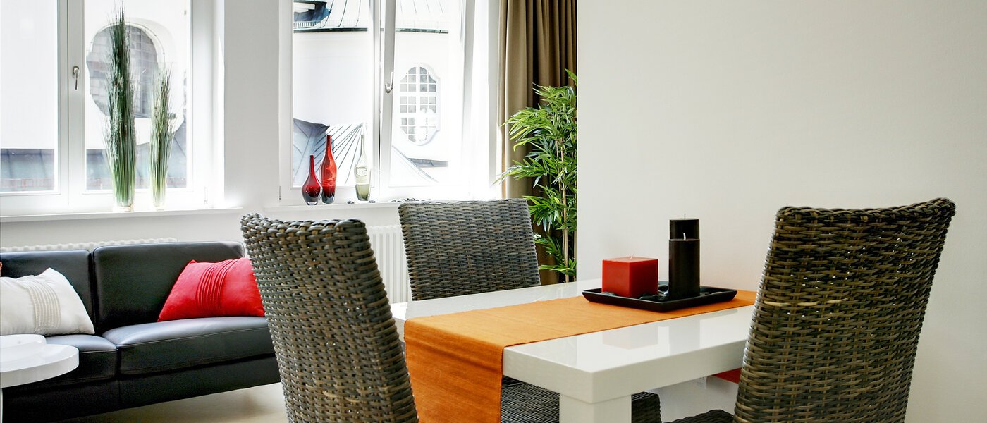 appartamento München Lehel 02 zona living 5078