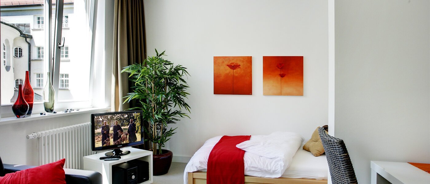 appartamento München Lehel 03 zona living 5078