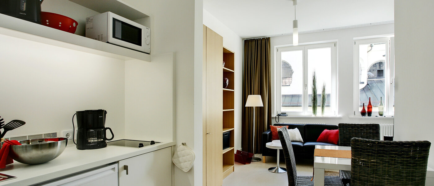 appartamento München Lehel 04 zona living 5084